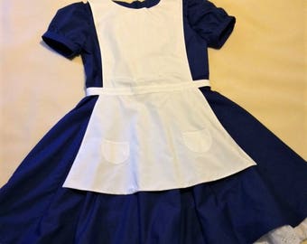 Pattern for Alice the Madness Returns: The Original-Dress and Apron available in sizes 00 to 20