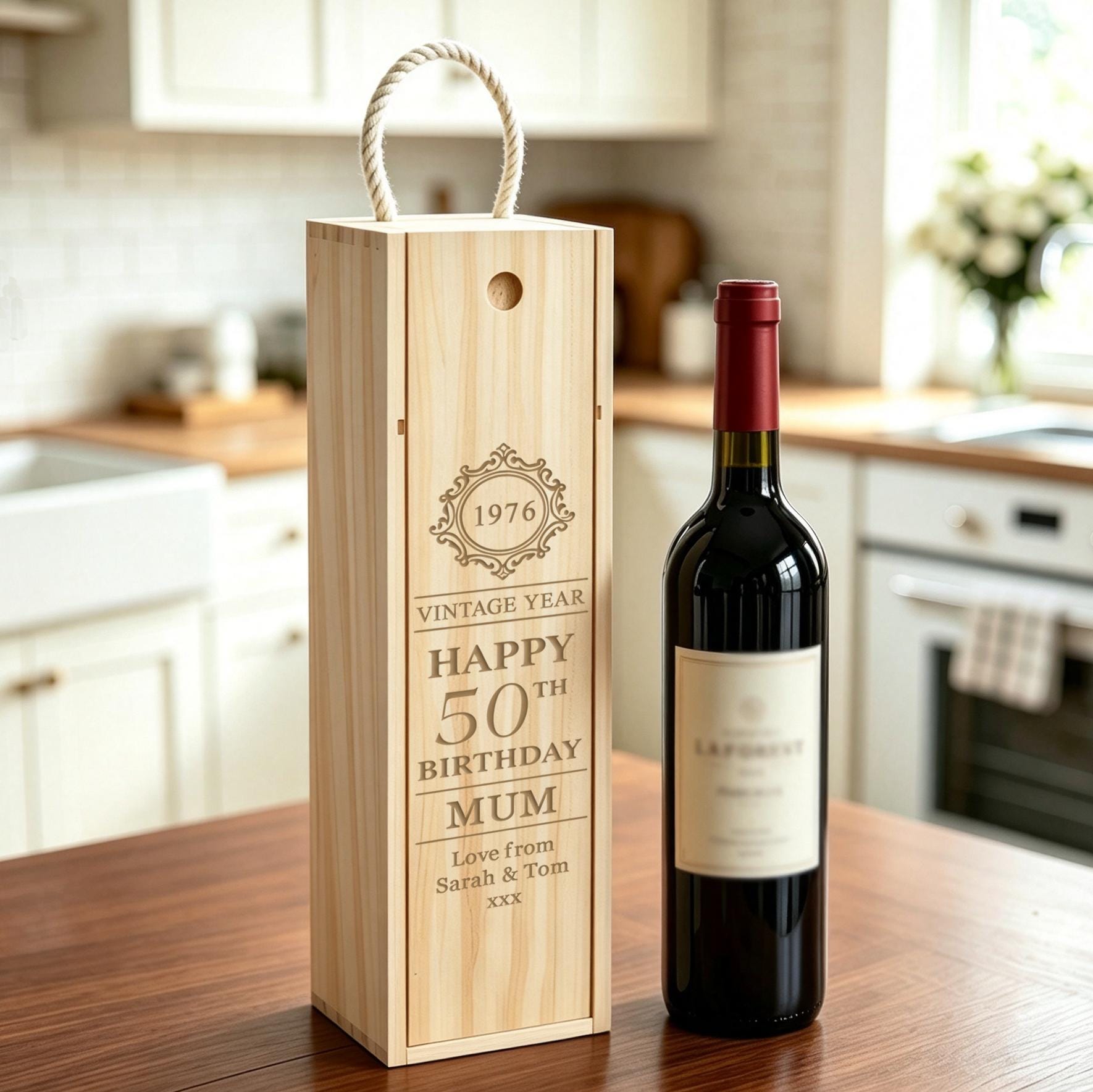 Vintage Wine Box - Etsy