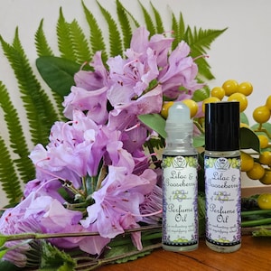 Lilac and Gooseberry Perfume Oil 0.3 ounce 10mL roll on bottle Yennefer Scent of a Sorceress Lilac and Gooseberries image 1