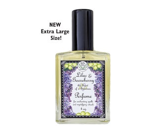 Lilac and Gooseberry Perfume Spray: Yennefer's Scent, Extra Large 4 oz Bottle