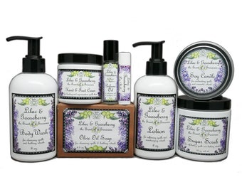 Flieder & Stachelbeere Kollektion - 8 Produkte in Originalgröße