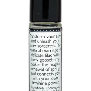 Lilac and Gooseberry Perfume Oil 0.3 ounce 10mL roll on bottle Yennefer Scent of a Sorceress Lilac and Gooseberries image 6