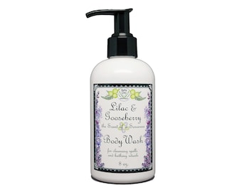 Lilac and Gooseberry Scented Body Wash | Bath and Shower Gel | 8 ounces | Yennefer Scent of a Sorceress