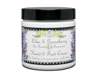 Handcreme mit Flieder-Stachelbeere | Kokumbutter, für sehr trockene Haut (118 ml)
