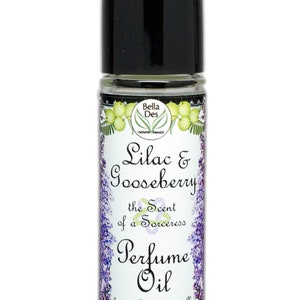 Lilac and Gooseberry Perfume Oil 0.3 ounce 10mL roll on bottle Yennefer Scent of a Sorceress Lilac and Gooseberries image 3