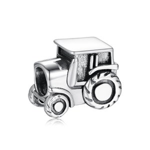 Bonde Traktor Bil Berlock, För Pandora Berlock Armband, Berlocker för Pandora Armband, Passar Pandora Berlocker, 925 Sterling Silver Berlocker