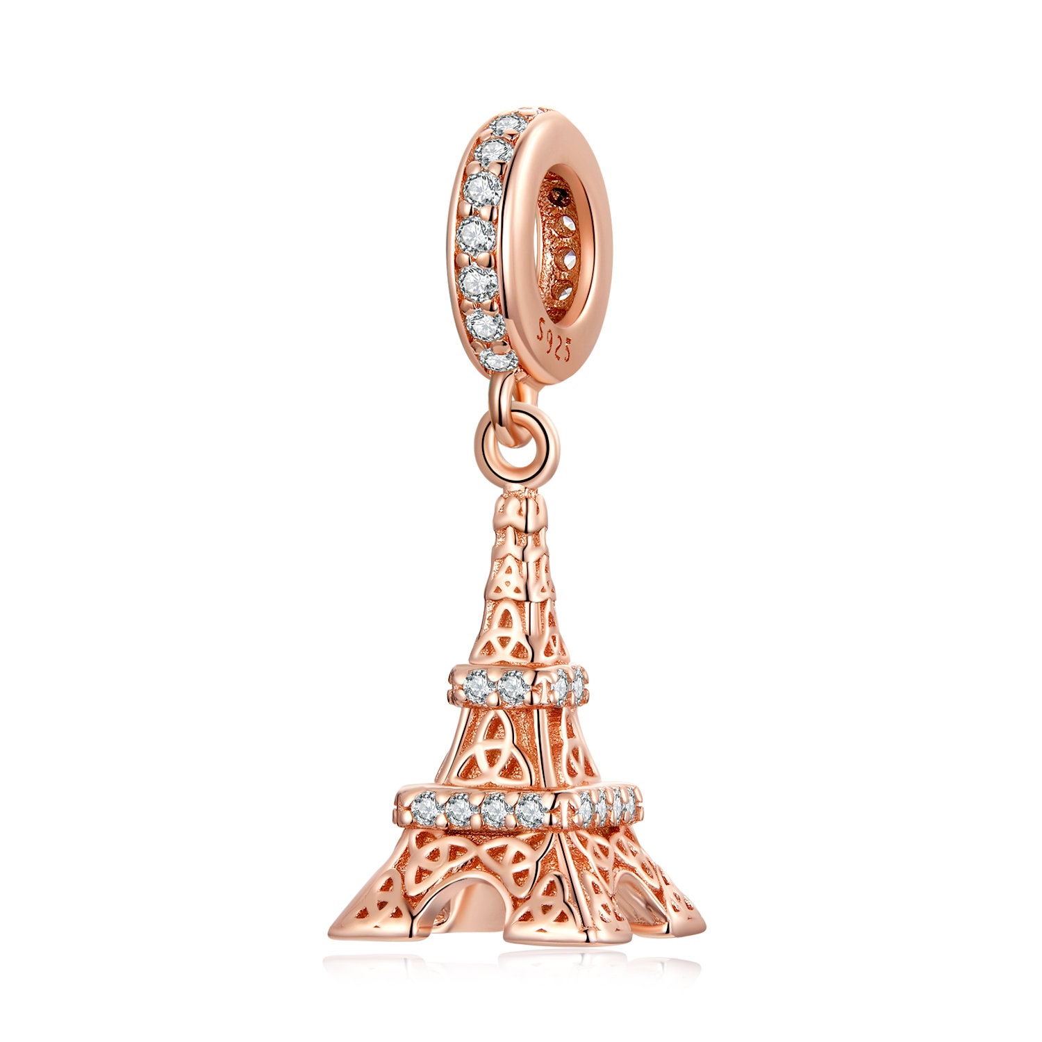 Pandora charm gold plated eiffel tower - Etsy 日本