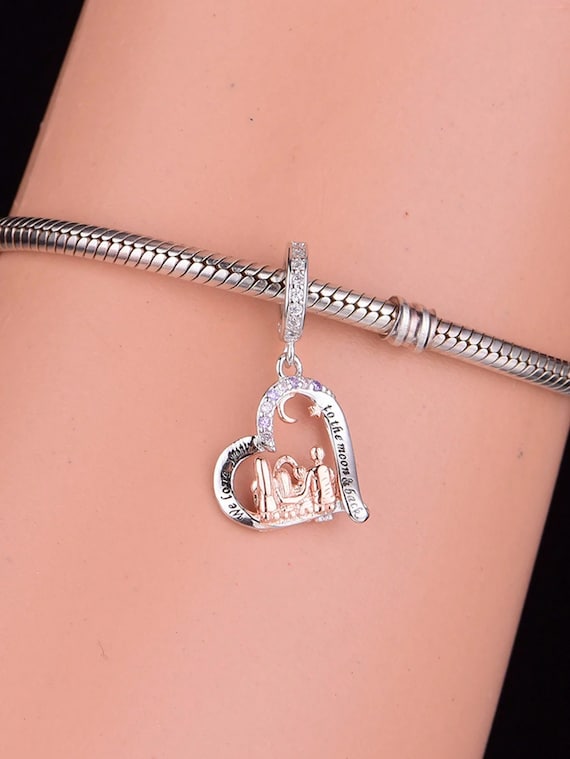 母と息子、父と娘のファミリーペンダントチャーム、パンドラチャームに  