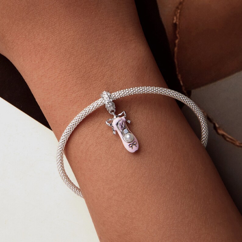 Ballet shoe Charm, additional image 2