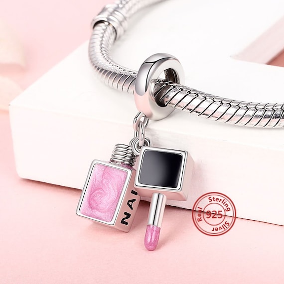 Charm in autentico argento sterling 925 con vetro di Murano colorato. ACQUISTA 3 E RICEVI IL 65% DI SCONTO. Compatibile con braccialetti Pandora, gioielli e ciondoli regalo. - Italia