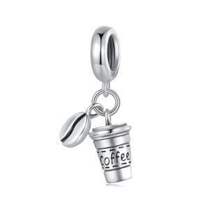 Pingente de xícara de café, Pingentes para pulseira Pandora, Pingentes de prata esterlina 925, Pingentes para pulseira Pandora, Pingentes Pandora adequados