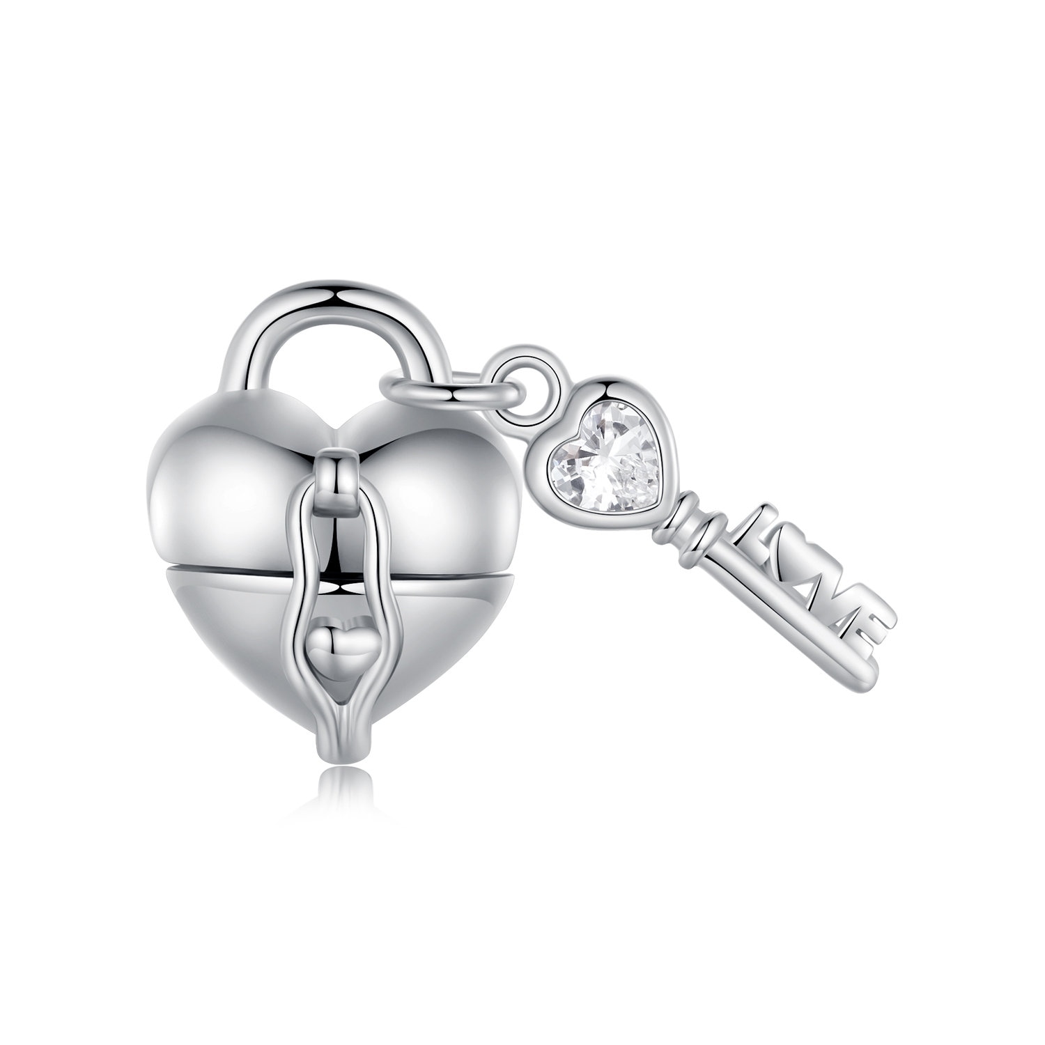 PANDORA 787655 nonsoapable Heart Padlock