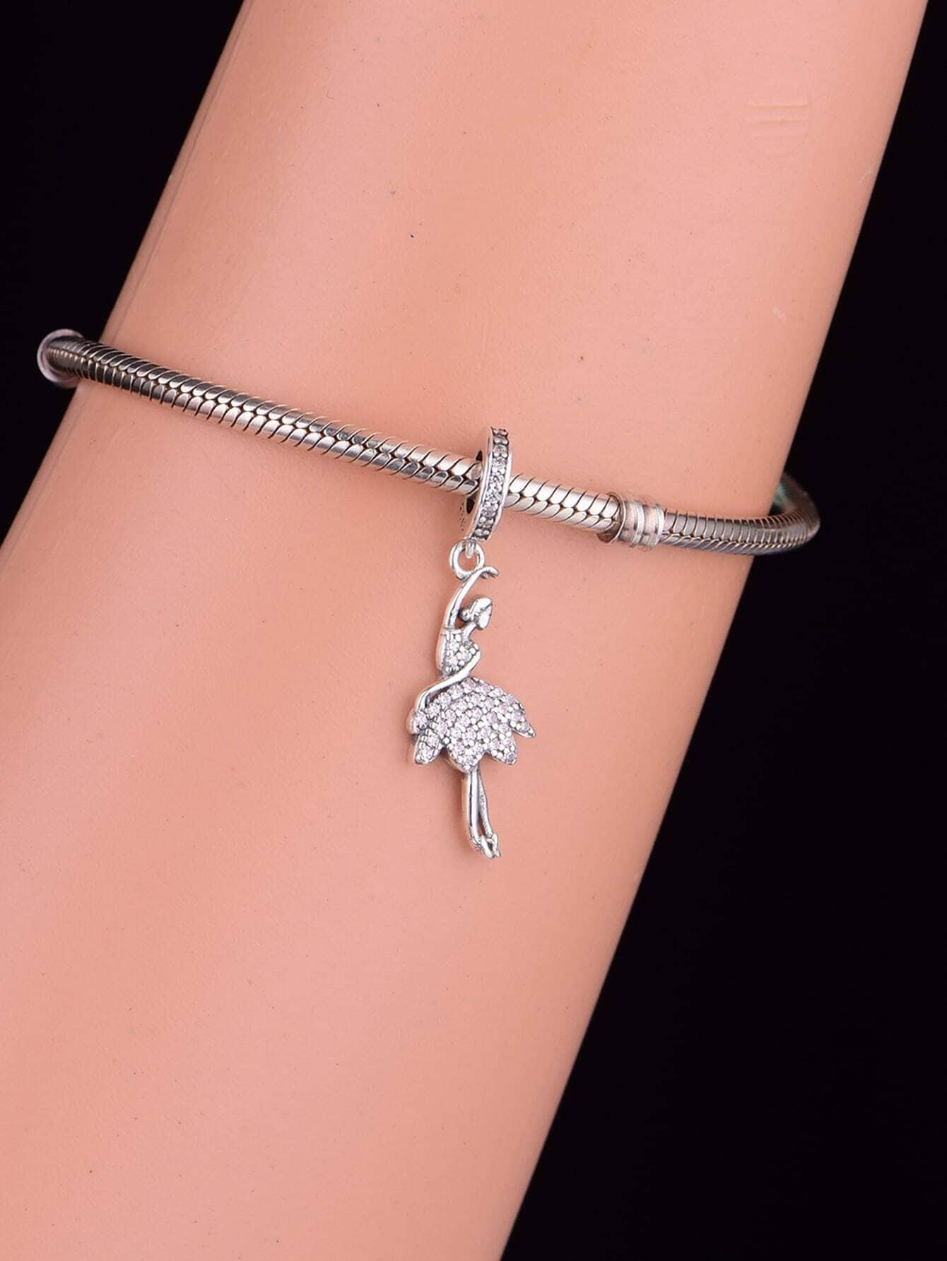Nenalina Love to dance Karabiner Charm Anhänger für Bettelarmband