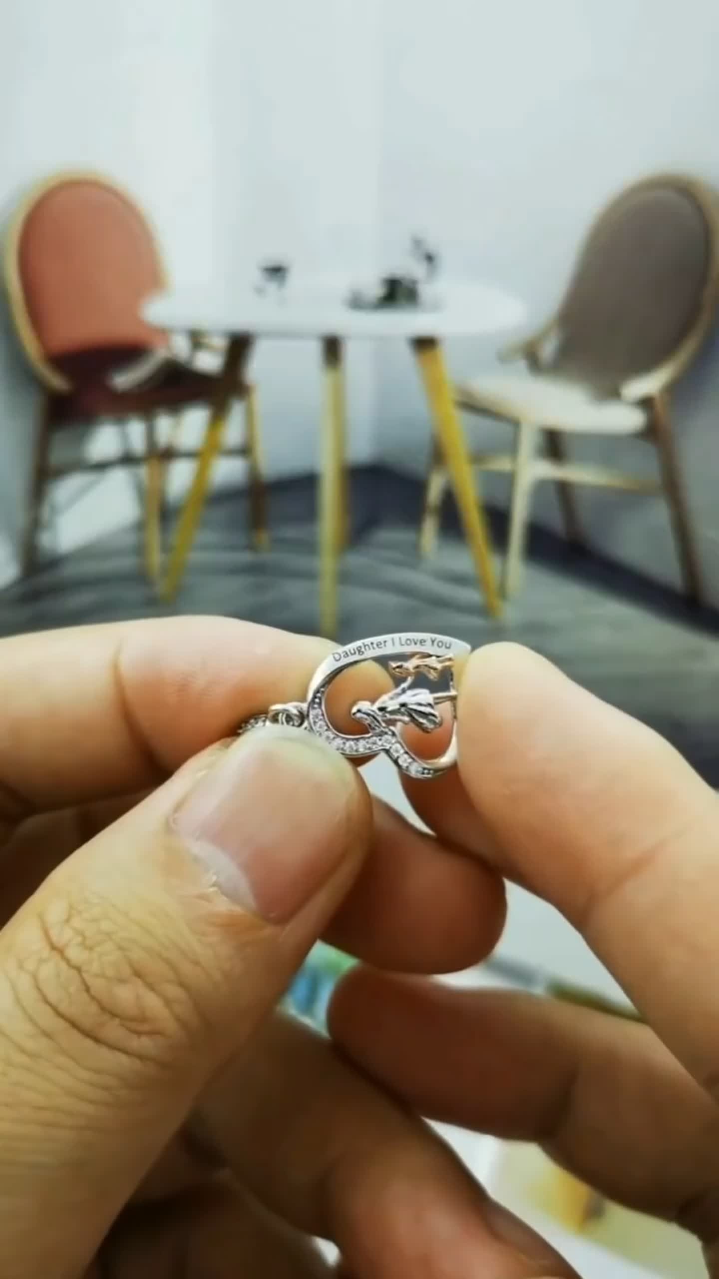 Pandora i love you store promise ring