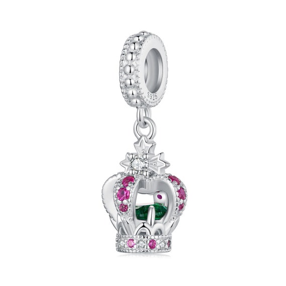 Crown Charm, Fit for Pandora Charm Bracelet, Fit Pandora