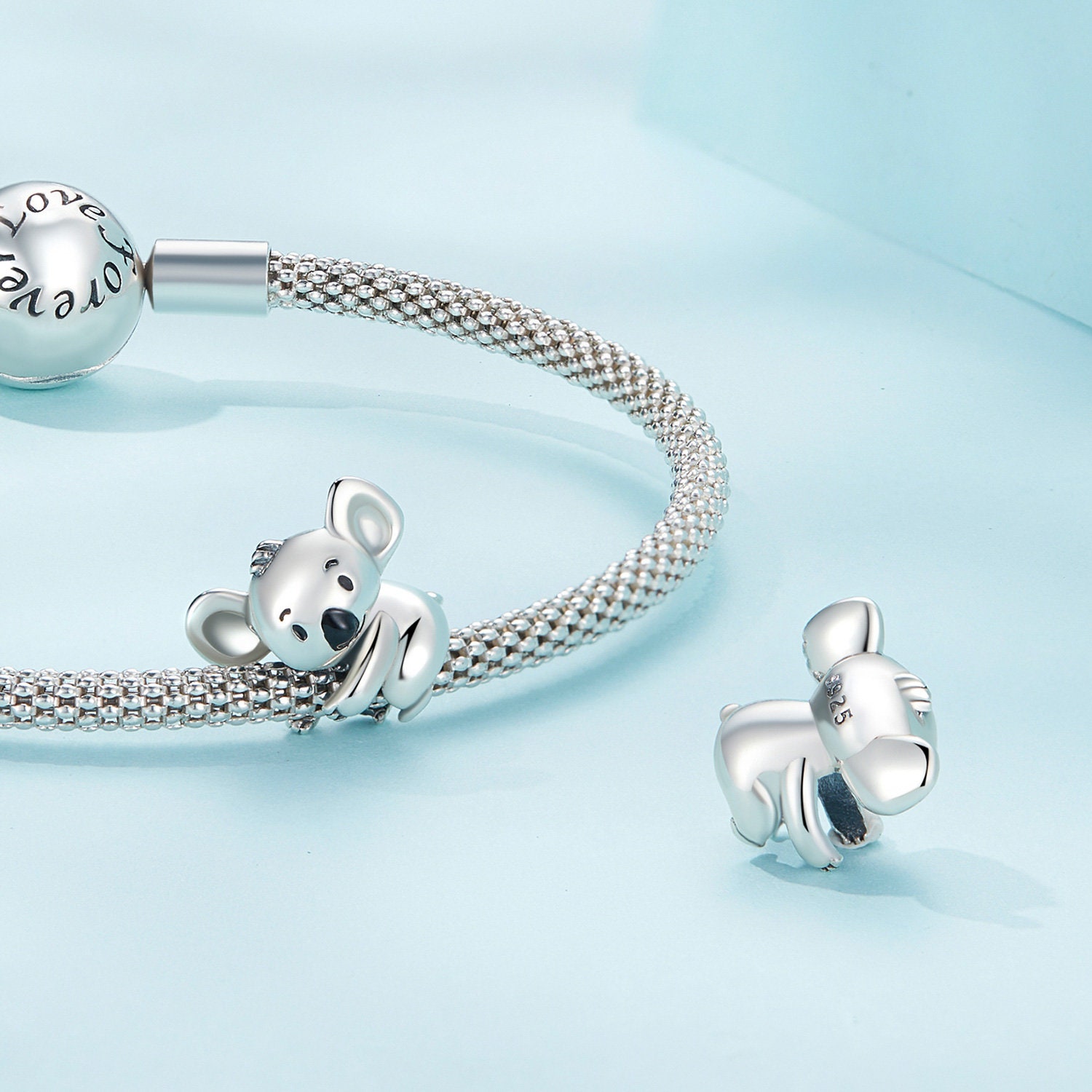 Cute Koala Charm, Charms for Pandora Bracelet, for Pandora Charm