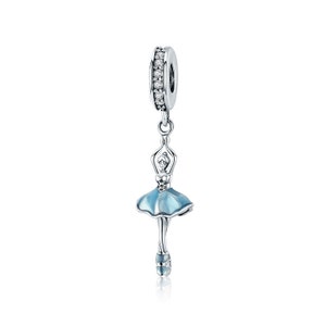 Ballet Girl Charm, Charms for Pandora Bracelet, For Pandora Charm Bracelet, 925 Sterling Silver Charms, Fit Pandora Charms
