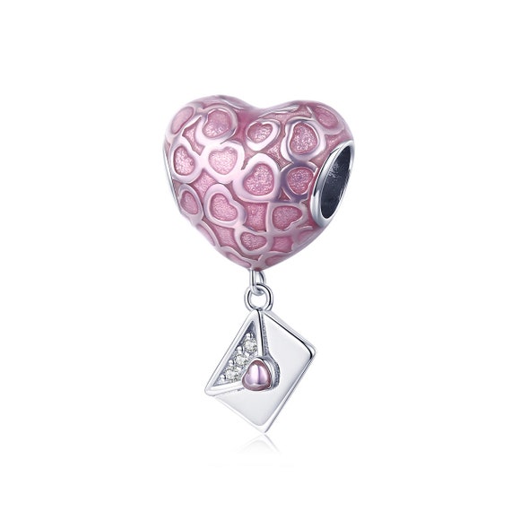 925er Sterlingsilber Charm ‚Enkelin‘ Mit Schmetterling, Perle & Herz | Geschenk Für Oma, Mama, Tochter
