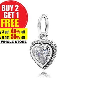Pandora Sterling Silver 925 Heart Charm 