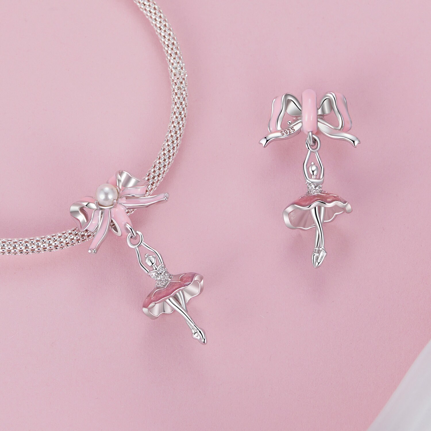 POPLYKE Orecchini da ballo per donne Orecchini a leva in argento Sterling Ballerina Dancer Regalo per ragazze ballerine