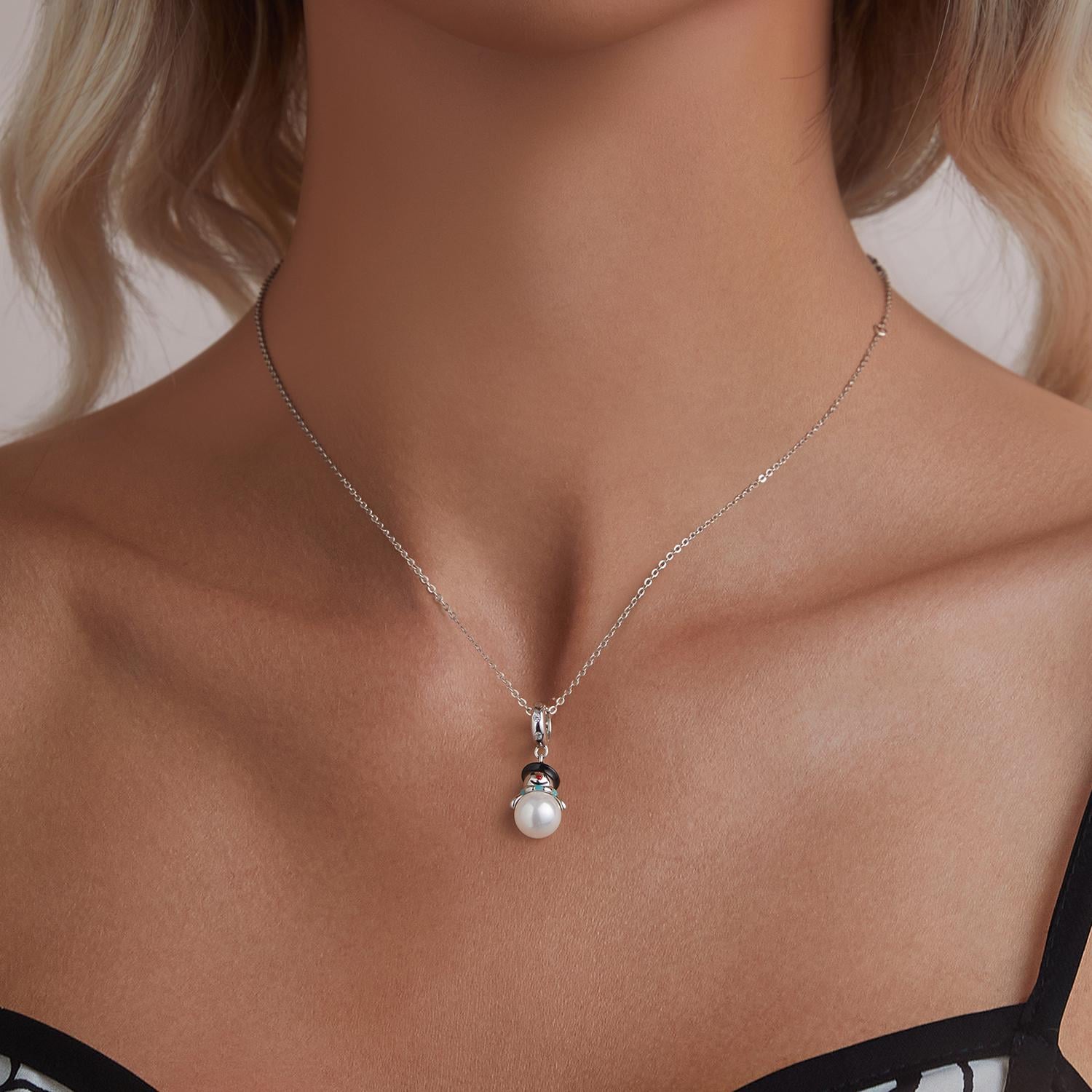 Ciondoli Charm A Tema Natale In Argento Sterling 925 - Pupazzo Di Neve, Albero, Casetta Per Braccialetti E Collane
