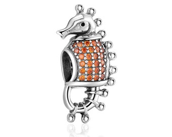 Seahorse Charm, Fit Pandora Charms, Charms for Pandora Bracelet, 925 Sterling Silver Charms, For Pandora Charm Bracelet