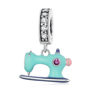 Sewing Machine Charm, Charms for Bracelet, Charms for Pandora Bracelet, 925 Sterling Silver Charms, Fit Pandora Charms