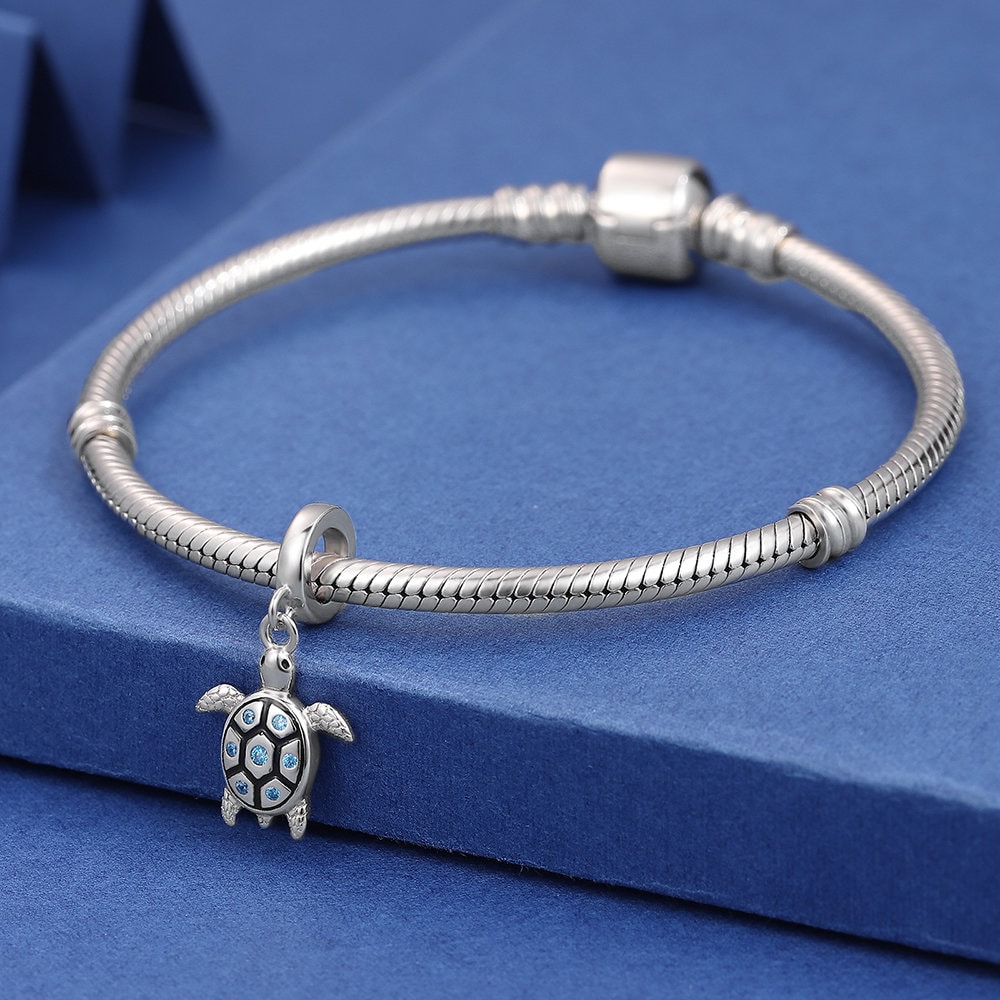 PRAYMOS Bracciale Tartaruga Marina In Argento 925 - Gioiello Regolabile Per Donne E Ragazze, Simbolo Di Longevità, Idea Regalo A Tema Mare - 4