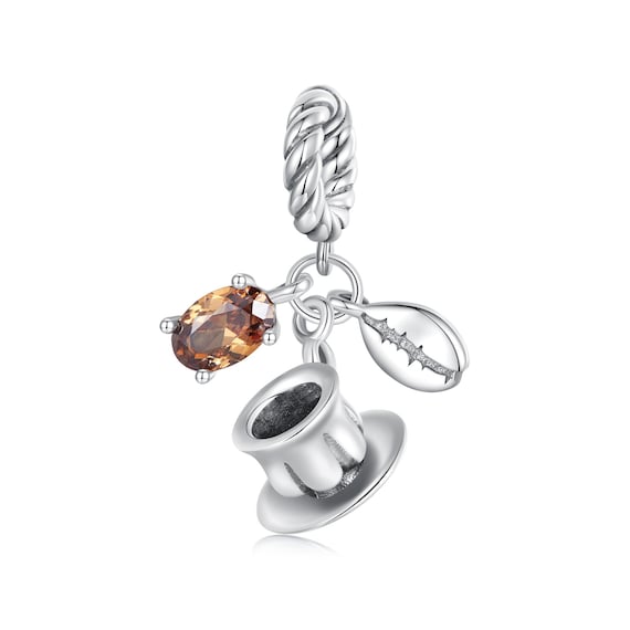 Coffee Cup Dangle Charm, for Pandora Charm Bracelet, 925 Sterling