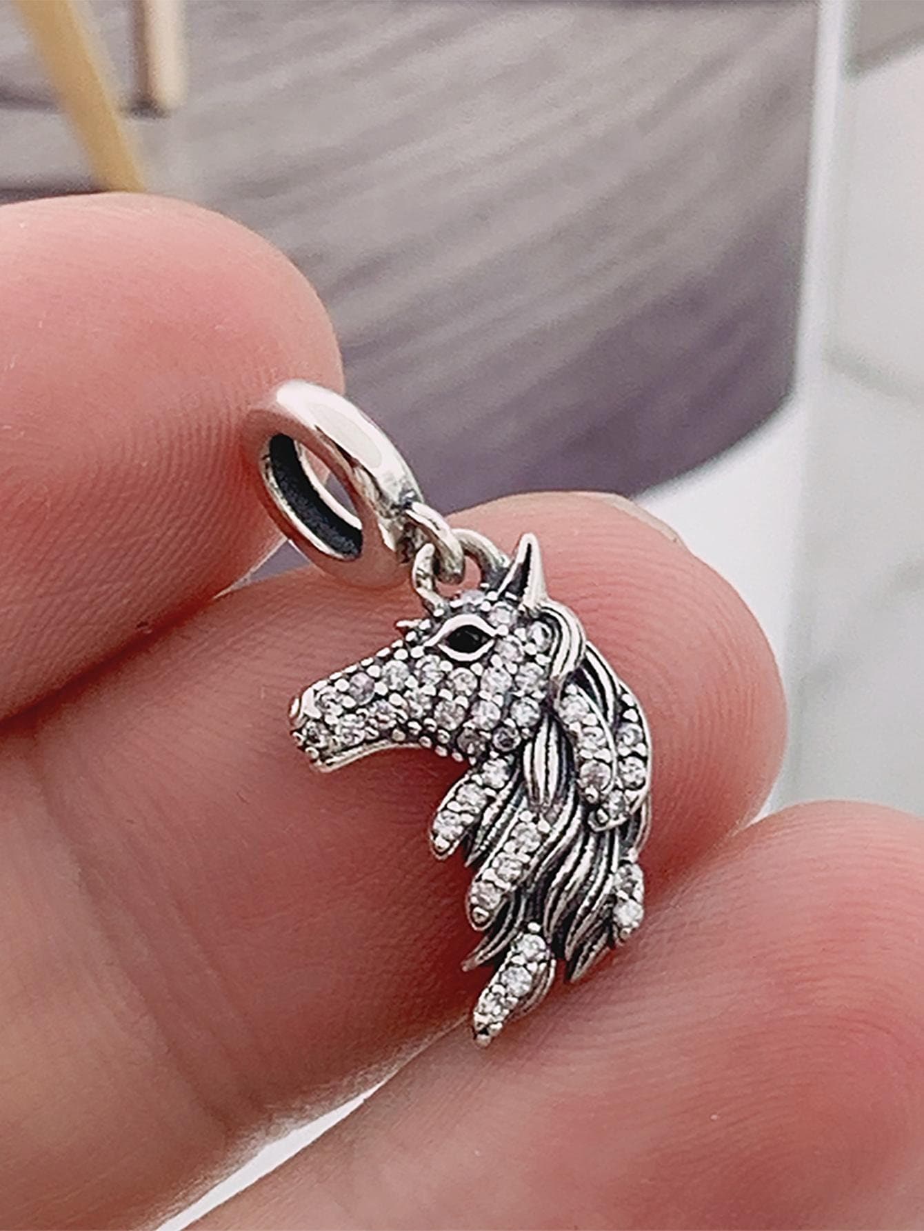 Western Horseshoe & Clover Good Luck Charm Necklace – Tibetan Silver, 18 Inch