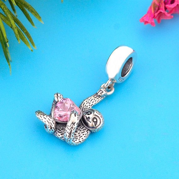 GNOCE Butterfly Heart Pendant Charm – 925 Sterling Silver, For Bracelet Or Necklace - View #10