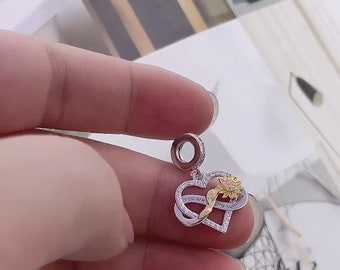 Ciondoli A Forma Di Girasole In Argento Sterling 925, Adatti - Foto 8