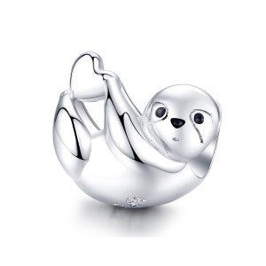 Amuleto Preguiça no Jogo, Encantos Pandora, Para Pulseira Pandora, Amuletos de Prata Esterlina 925, Amuletos para Pulseira Pandora