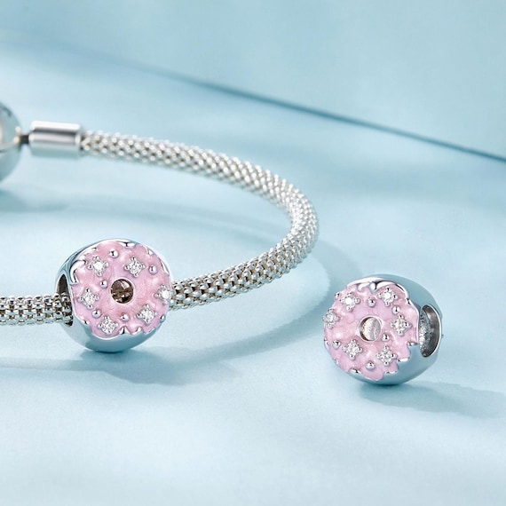 Pandora　ピンク系チャームブレスレット Amazon | (パンドラ) PANDORA ブレイド ダブルレザーチャーム