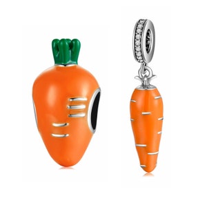 Radish Charm, Charms for Pandora Bracelet, Fit Pandora Charms, 925 Sterling Silver Charms, For Pandora Charm Bracelet