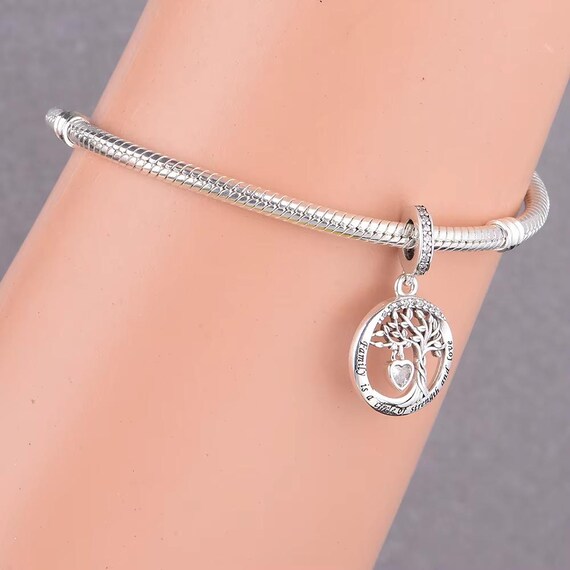 thumbnail image 2 of BAMOER 925 Sterling Silver European Family Tree Charm Bead For Women's Bracelet 2 of 6