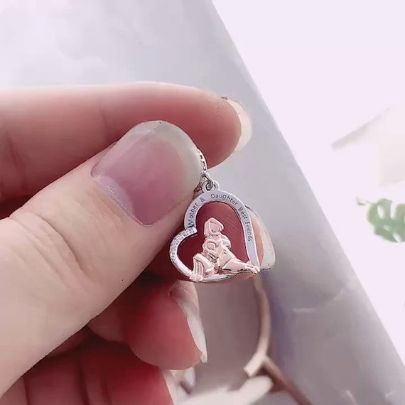 Set Di Collane A Forma Di Cuore In Argento Sterling: Ciondoli In Vermeil - Foto 12