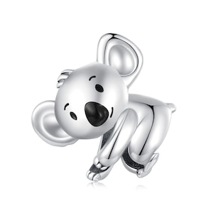 Cute Koala Charm, Charms for Pandora Bracelet, For Pandora Charm Bracelet, Fit Pandora Charms, 925 Sterling Silver Charms