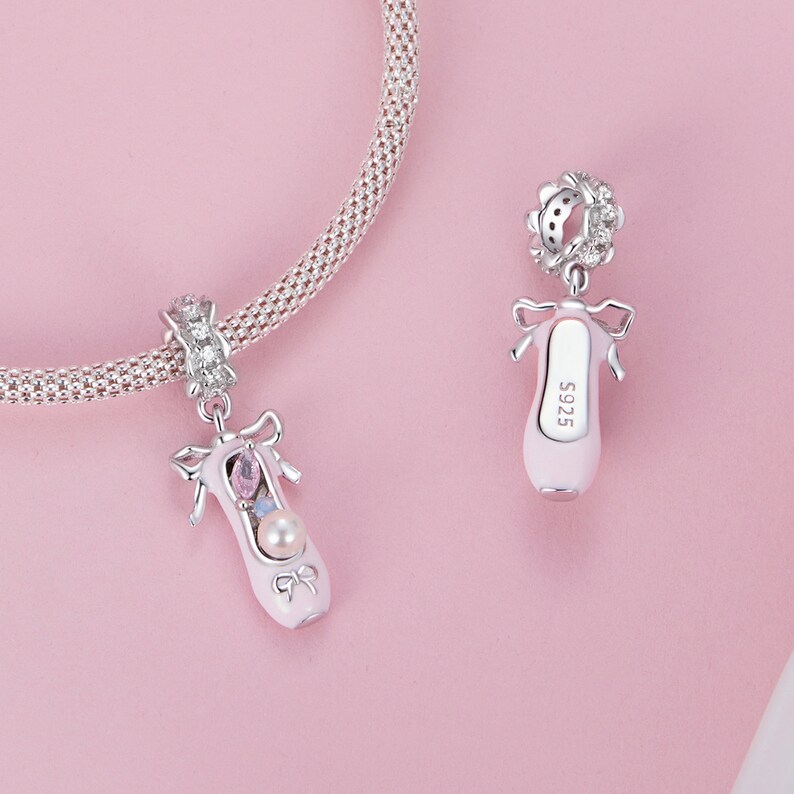 Ballet shoe Charm, additional image 3