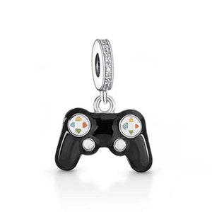 Charme para jogador de gamepad de videogame, amuletos para pulseira Pandora, pingentes de prata esterlina 925, para pulseira Pandora, pingentes Pandora adequados