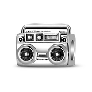 Encantos de Pandora, encantos de alto-falantes da série Rock Band, encantos para pulseira Pandora, encantos para pulseira, encantos de prata esterlina 925