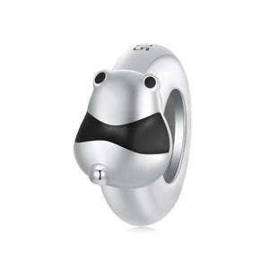 Cute Panda Stopper Spacer Charm, Charms for Pandora Bracelet, For Pandora Charm Bracelet, 925 Sterling Silver Charms, Fit Pandora Charms