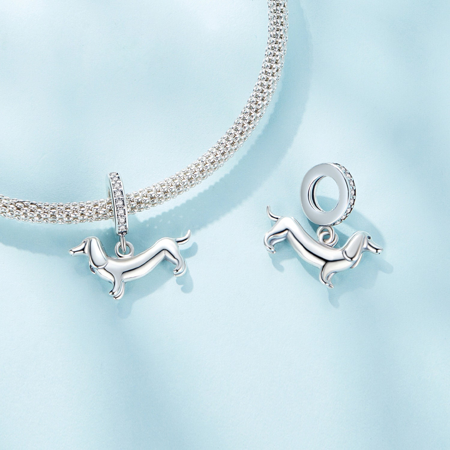 Dachshund charm for pandora bracelet outlet