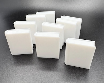 1:6 Scale Miniature Books, 3D Printed Mini Blanks for Dioramas, TBR Jars