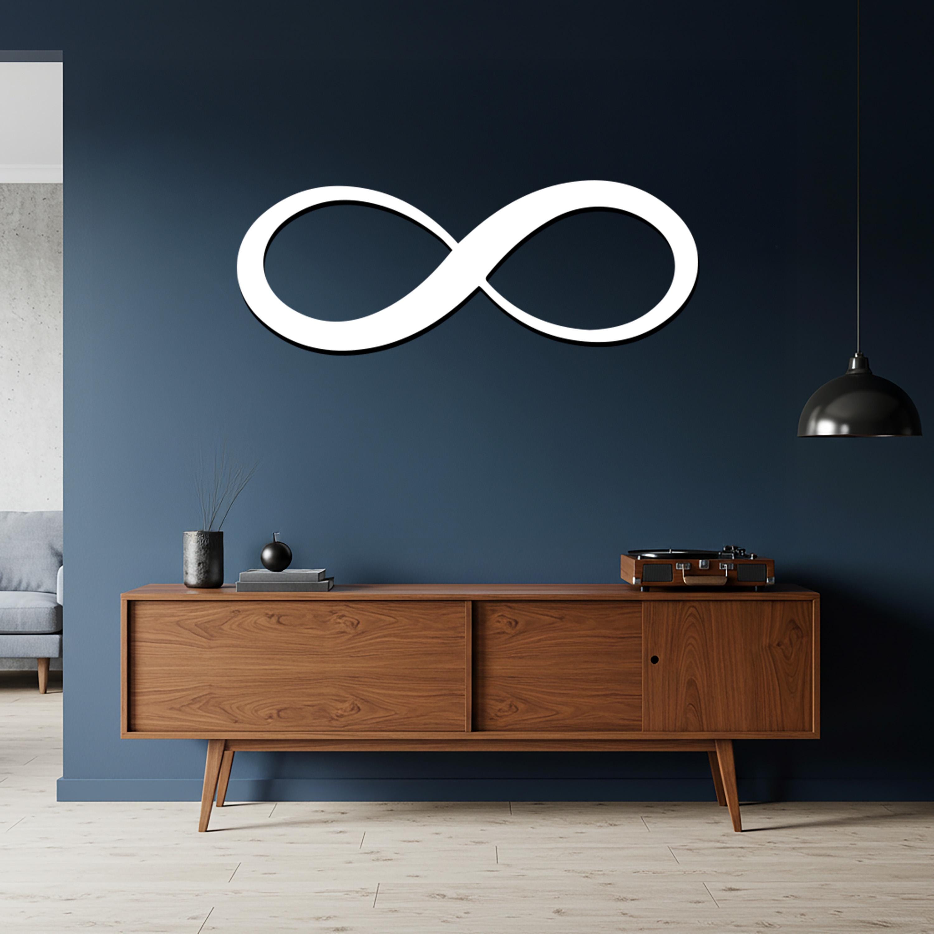 Minimalist Metal Infinity Symbol Wall Art - Modern Home Decor - Etsy