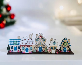 Fun Express Reindeer Stable 3-D Craft Kit - Christmas Tabletop Decor, Makes 12, Foam & Pom-Poms