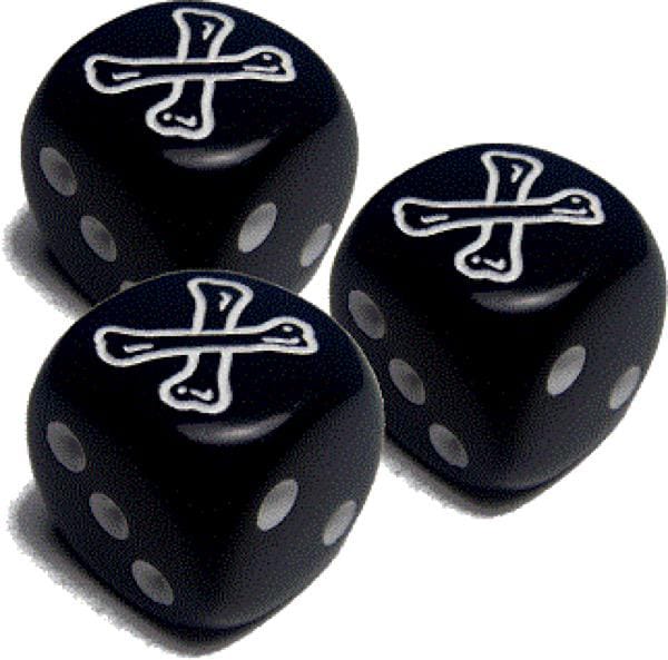 CROSSBONES - Custom Engraved Adventure Dice - Etsy
