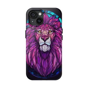Vibrant Lion Tough Phone Case: Impact-Resistant, Durable Protection