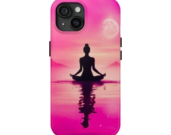 Zen Meditation Phone Case: Boho Spiritual Design