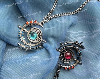 Collana con ciondolo a forma di Mago Nero di FF14, ideale per cosplay e per l'uso quotidiano, accessori FFXIV.
